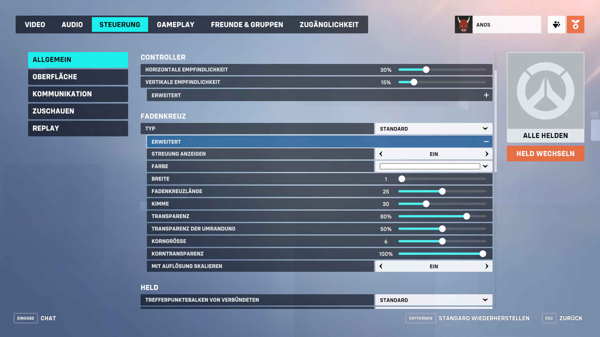 Wie Ihr In Overwatch 2 Das Fadenkreuz Anpasst ndert Gr e Farbe Und 